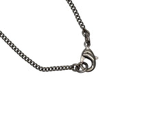 画像をギャラリービューアに読み込む, CHANEL シャネル ココマーク ラインストーン ネックレス 重量4.9g F14V刻印 メタル シルバー 美品 中古 4b007585