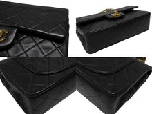 Load image into Gallery viewer, 極美品 CHANEL シャネル マトラッセ23 Wフラップ Wチェーンショルダーバッグ A01113 2番台 ココマーク ラムスキン ブラック 中古 4b007593