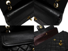 Load image into Gallery viewer, 極美品 CHANEL シャネル マトラッセ23 Wフラップ Wチェーンショルダーバッグ A01113 2番台 ココマーク ラムスキン ブラック 中古 4b007593
