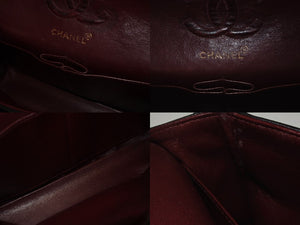 極美品 CHANEL シャネル マトラッセ23 Wフラップ Wチェーンショルダーバッグ A01113 2番台 ココマーク ラムスキン ブラック 中古 4b007593