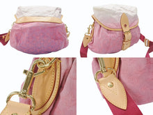 Load image into Gallery viewer, 極美品 LOUIS VUITTON ルイヴィトン ショルダーバッグ モノグラムデニムサンシャイン M93183 ピンク ホワイト ゴールド金具 中古 4b007598