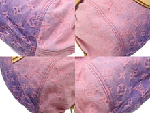 Load image into Gallery viewer, 極美品 LOUIS VUITTON ルイヴィトン ショルダーバッグ モノグラムデニムサンシャイン M93183 ピンク ホワイト ゴールド金具 中古 4b007598