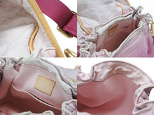 Load image into Gallery viewer, 極美品 LOUIS VUITTON ルイヴィトン ショルダーバッグ モノグラムデニムサンシャイン M93183 ピンク ホワイト ゴールド金具 中古 4b007598