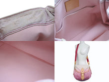 Load image into Gallery viewer, 極美品 LOUIS VUITTON ルイヴィトン ショルダーバッグ モノグラムデニムサンシャイン M93183 ピンク ホワイト ゴールド金具 中古 4b007598