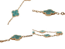 Load image into Gallery viewer, Van Cleef &amp; Arpels ヴァンクリーフ＆アーペル ヴィンテージ アルハンブラ ブレスレット 5モチーフ VCARL80900 重量約12.6g 美品 中古 4b007602