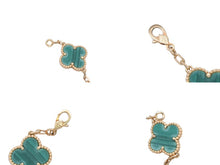 Load image into Gallery viewer, Van Cleef &amp; Arpels ヴァンクリーフ＆アーペル ヴィンテージ アルハンブラ ブレスレット 5モチーフ VCARL80900 重量約12.6g 美品 中古 4b007602