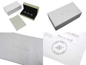 Van Cleef & Arpels ヴァンクリーフ＆アーペル ヴィンテージ アルハンブラ ブレスレット 5モチーフ VCARL80900 重量約12.6g 美品 中古 4b007602