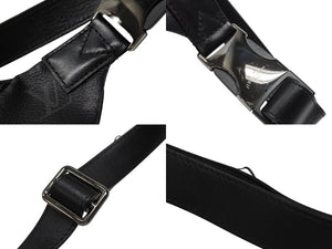 極美品 LOUIS VUITTON ルイヴィトン ディスカバリー バムバッグ M44336 モノグラムエクリプス ブラック メタルブラック金具 中古 4b007604