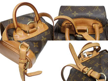 Load image into Gallery viewer, LOUIS VUITTON ルイヴィトン ミニモンスリ リュック バックパック M51137 モノグラム ブラウン 美品 中古 4b007608