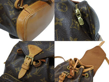Load image into Gallery viewer, LOUIS VUITTON ルイヴィトン ミニモンスリ リュック バックパック M51137 モノグラム ブラウン 美品 中古 4b007608