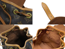 Load image into Gallery viewer, LOUIS VUITTON ルイヴィトン ミニモンスリ リュック バックパック M51137 モノグラム ブラウン 美品 中古 4b007608
