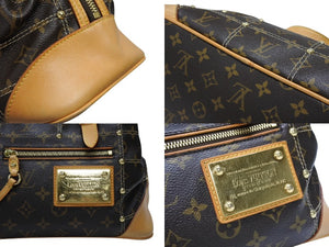 LOUIS VUITTON ルイヴィトン ハンドバッグ リヴェット PVCキャンバス M40140 ブラウン ゴールド金具 中古 美品 中古 4b007610