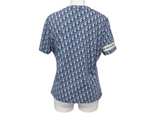 画像をギャラリービューアに読み込む, 極美品 Christian Dior クリスチャンディオール 半袖Tシャツ 2P12155050 サイズ42 トロッター柄 ネイビー ガリアーノ期中古 4b007613 