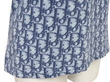 画像をギャラリービューアに読み込む, 極美品 Christian Dior クリスチャンディオール 半袖Tシャツ 2P12155050 サイズ42 トロッター柄 ネイビー ガリアーノ期中古 4b007613 
