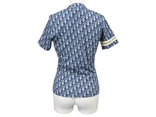 Load image into Gallery viewer, CHRISTIAN DIOR クリスチャンディオール 半袖Tシャツ 2P12155050 サイズ36 トロッター柄 ネイビー ガリアーノ期 美品 中古 4b007615