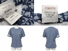 Load image into Gallery viewer, CHRISTIAN DIOR クリスチャンディオール 半袖Tシャツ 2P12155050 サイズ36 トロッター柄 ネイビー ガリアーノ期 美品 中古 4b007615