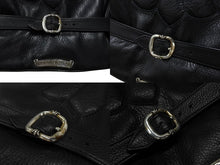 Load image into Gallery viewer, 極美品 CHROME HEARTS クロムハーツ 6BTN ZIP FRNT VEST レザーベスト サイズM スペシャルオーダー オールドクロス FUCK YOU 中古 4b007635
