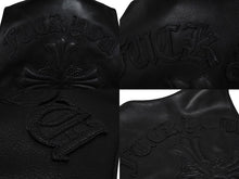 Load image into Gallery viewer, 極美品 CHROME HEARTS クロムハーツ 6BTN ZIP FRNT VEST レザーベスト サイズM スペシャルオーダー オールドクロス FUCK YOU 中古 4b007635