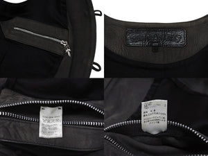 極美品 CHROME HEARTS クロムハーツ CLASSIC 2B SUD VEST クラシック2Bスウェードベスト サイズS クロスボールボタン カーキ系 中古 4b007636
