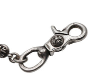Load image into Gallery viewer, 極美品 CHROME HEARTS クロムハーツ #2MULTIBALL LONG-S 1クリップロング マルチボールウォレットチェーン 21ボール 美品 中古 4b007637