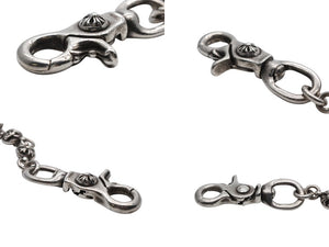 極美品 CHROME HEARTS クロムハーツ #2MULTIBALL LONG-S 1クリップロング マルチボールウォレットチェーン 21ボール 美品 中古 4b007637