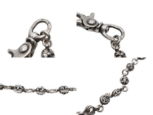 極美品 CHROME HEARTS クロムハーツ #2MULTIBALL LONG-S 1クリップロング マルチボールウォレットチェーン 21ボール 美品 中古 4b007637
