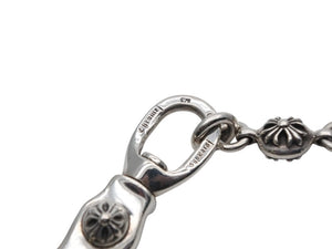 極美品 CHROME HEARTS クロムハーツ 1MULTIBALL SHORT-S 1クリップショート マルチボールウォレットチェーン 144.2g 14ボール 中古 4b007638