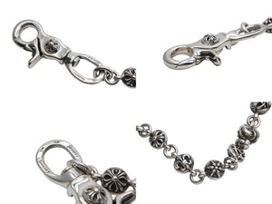 極美品 CHROME HEARTS クロムハーツ 1MULTIBALL SHORT-S 1クリップショート マルチボールウォレットチェーン 144.2g 14ボール 中古 4b007638