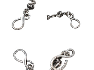 極美品 CHROME HEARTS クロムハーツ 1MULTIBALL SHORT-S 1クリップショート マルチボールウォレットチェーン 144.2g 14ボール 中古 4b007638