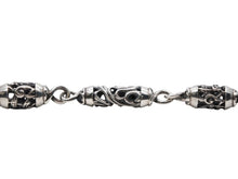 Load image into Gallery viewer, CHROME HEARTS クロムハーツ ケルティックローラーウォレットチェーン 1クリップ フローラルボール 7リンク 約164.9g 美品 中古 4b007639