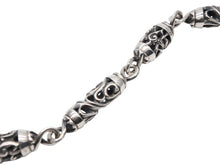 Load image into Gallery viewer, CHROME HEARTS クロムハーツ ケルティックローラーウォレットチェーン 1クリップ フローラルボール 7リンク 約164.9g 美品 中古 4b007639