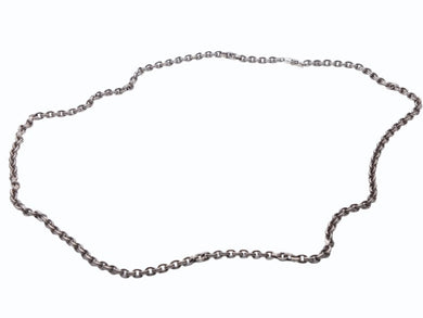 CHROME HEARTS クロムハーツ ラージ ペーパーチェーン ネックレス アクセサリー シルバー925 56.3g 30インチ 美品 中古 4b007640