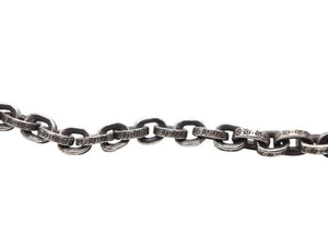CHROME HEARTS クロムハーツ ラージ ペーパーチェーン ネックレス アクセサリー シルバー925 56.3g 30インチ 美品 中古 4b007640