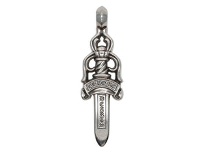 極美品 CHROME HEARTS クロムハーツ Large Dagger ラージ ダガー 希少 ペンダント チャーム 重量約168g .925刻印 シルバー925 中古 4b007641