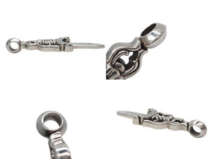 極美品 CHROME HEARTS クロムハーツ Large Dagger ラージ ダガー 希少 ペンダント チャーム 重量約168g .925刻印 シルバー925 中古 4b007641