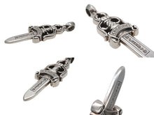 Load image into Gallery viewer, 極美品 CHROME HEARTS クロムハーツ Large Dagger ラージ ダガー 希少 ペンダント チャーム 重量約168g .925刻印 シルバー925 中古 4b007641