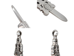 極美品 CHROME HEARTS クロムハーツ Large Dagger ラージ ダガー 希少 ペンダント チャーム 重量約168g .925刻印 シルバー925 中古 4b007641