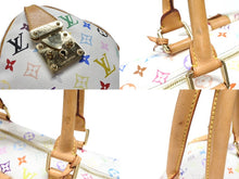 Load image into Gallery viewer, LOUIS VUITTON ルイヴィトン キーポル45 ボストンバッグ M92641 モノグラム マルチカラー ホワイト 村上隆 美品 中古 4b007645