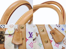 Load image into Gallery viewer, LOUIS VUITTON ルイヴィトン キーポル45 ボストンバッグ M92641 モノグラム マルチカラー ホワイト 村上隆 美品 中古 4b007645
