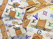 Load image into Gallery viewer, LOUIS VUITTON ルイヴィトン キーポル45 ボストンバッグ M92641 モノグラム マルチカラー ホワイト 村上隆 美品 中古 4b007645