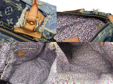 Load image into Gallery viewer, LOUIS VUITTON ルイヴィトン スピーディ30 ハンドバッグ M95380 モノグラムデニム パッチワーク ブルー 美品 中古 4b007647