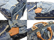Load image into Gallery viewer, LOUIS VUITTON ルイヴィトン スピーディ30 ハンドバッグ M95380 モノグラムデニム パッチワーク ブルー 美品 中古 4b007647