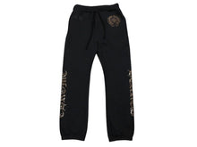 画像をギャラリービューアに読み込む, 未使用 CHROME HEARTS クロムハーツ 1988 SWEATPANTS 1988 スウェットパンツ サイズXS ブロンズ グリッタープリント 中古 4b007662 