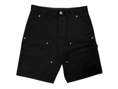 新品同様 CHROME HEARTS クロムハーツ CARPENTER CROSS BALL SHORTS カーペンター クロスボールショーツ サイズ34 シルバー925 中古 4b007663