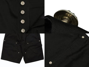 新品同様 CHROME HEARTS クロムハーツ CARPENTER CROSS BALL SHORTS カーペンター クロスボールショーツ サイズ34 シルバー925 中古 4b007663