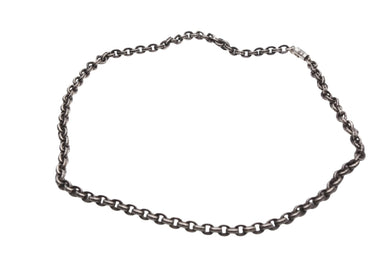 CHROME HEARTS クロムハーツ ペーパーチェーン ネックレス 18インチ 重量約34.0g 全長約46.5cm シルバー925 美品 中古 4b007664