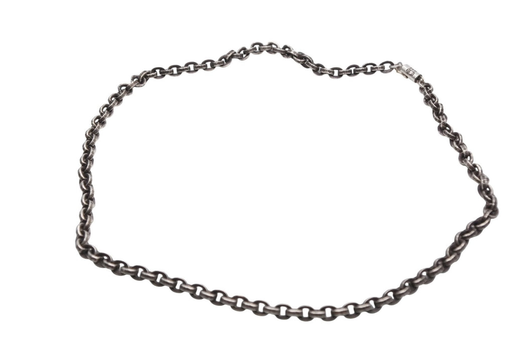 CHROME HEARTS クロムハーツ ペーパーチェーン ネックレス 18インチ 重量約34.0g 全長約46.5cm シルバー925 美品 中古 4b007664