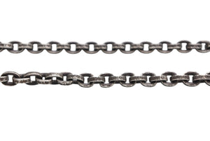 CHROME HEARTS クロムハーツ ペーパーチェーン ネックレス 18インチ 重量約34.0g 全長約46.5cm シルバー925 美品 中古 4b007664
