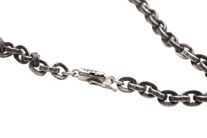 CHROME HEARTS クロムハーツ ペーパーチェーン ネックレス 18インチ 重量約34.0g 全長約46.5cm シルバー925 美品 中古 4b007664
