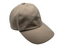 画像をギャラリービューアに読み込む, HERMES エルメス ライリー キャップ セリエボタン Hロゴ刺繍 ベージュ カシミヤ コットン シルク 59 634363N 良品 中古 4b007665